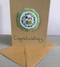 Hand Embroidered Wedding Card - Image 4
