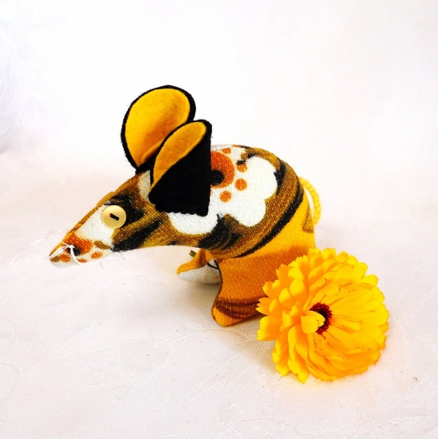 sale  Vintage fabric Retro Mouse 