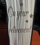 On your retirement CUT & FOLD Book Folding Pattern - EMAILED PDF PATTERN - Image 1