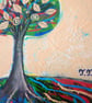 Original Landscape Painting, Tree Artwork, Autumn Art, Cottage Style - Image 2
