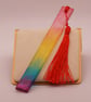 Rainbow Glitter Resin Bookmark