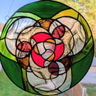 Unity and Strength Stained Glass Hanging Piece