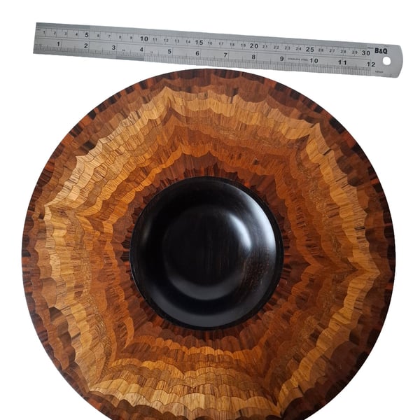 Marquetry Wooden Inlay Bowl
