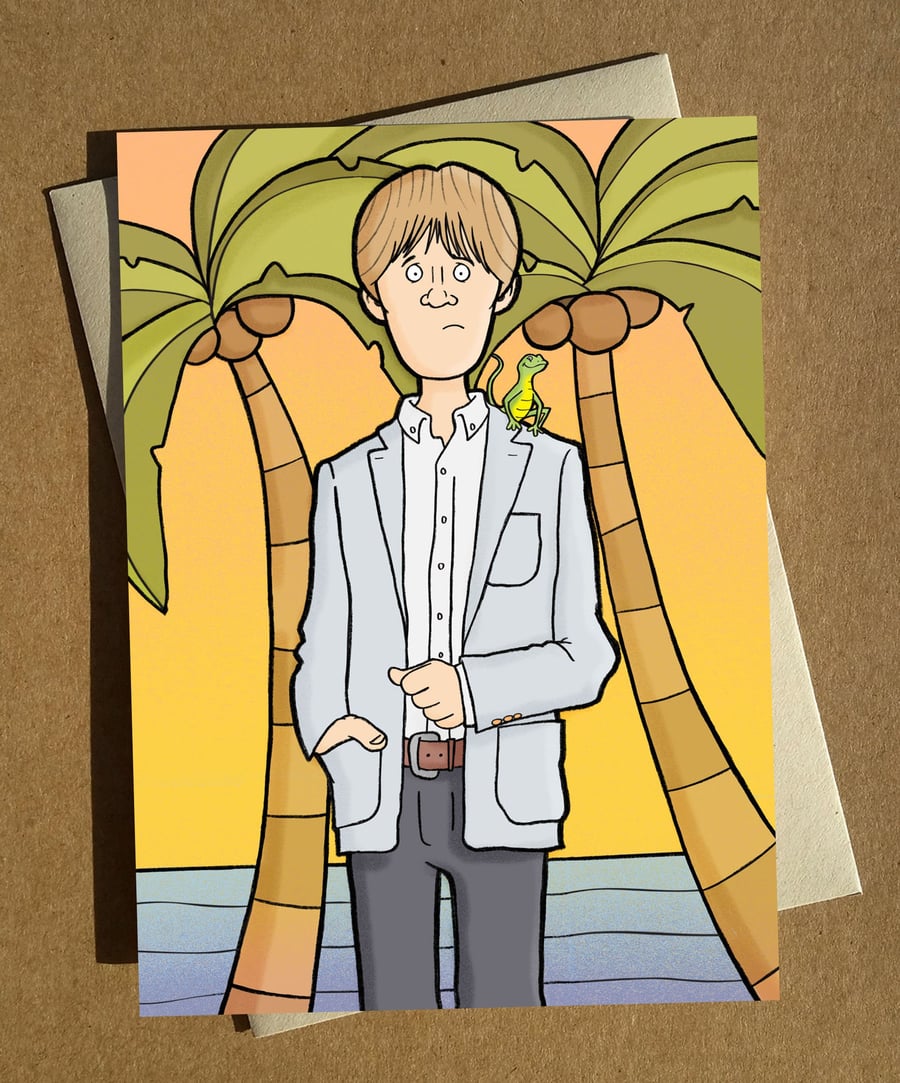 Humphrey Goodman - Death in Paradise Greeting Card A6 - Funny Birthday Card