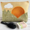 Sunset scene toiletry bag