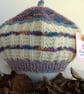 Hand Knitted Baby Girl's 'Jeager' Aran Merino Wool Beret Hat  12-18 mths ONE OFF - Image 2