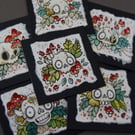 mini fungi skull - original twinchie illustration