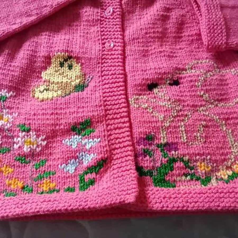The Mouse & Butterfly Cardigan 3 - 9 Months