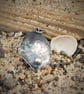 Sterling silver seashell with silver pearl - Image 3