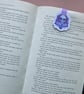 Skull Book & Roses Magnetic Bookmark Bookish Gift Cute Bookmark
