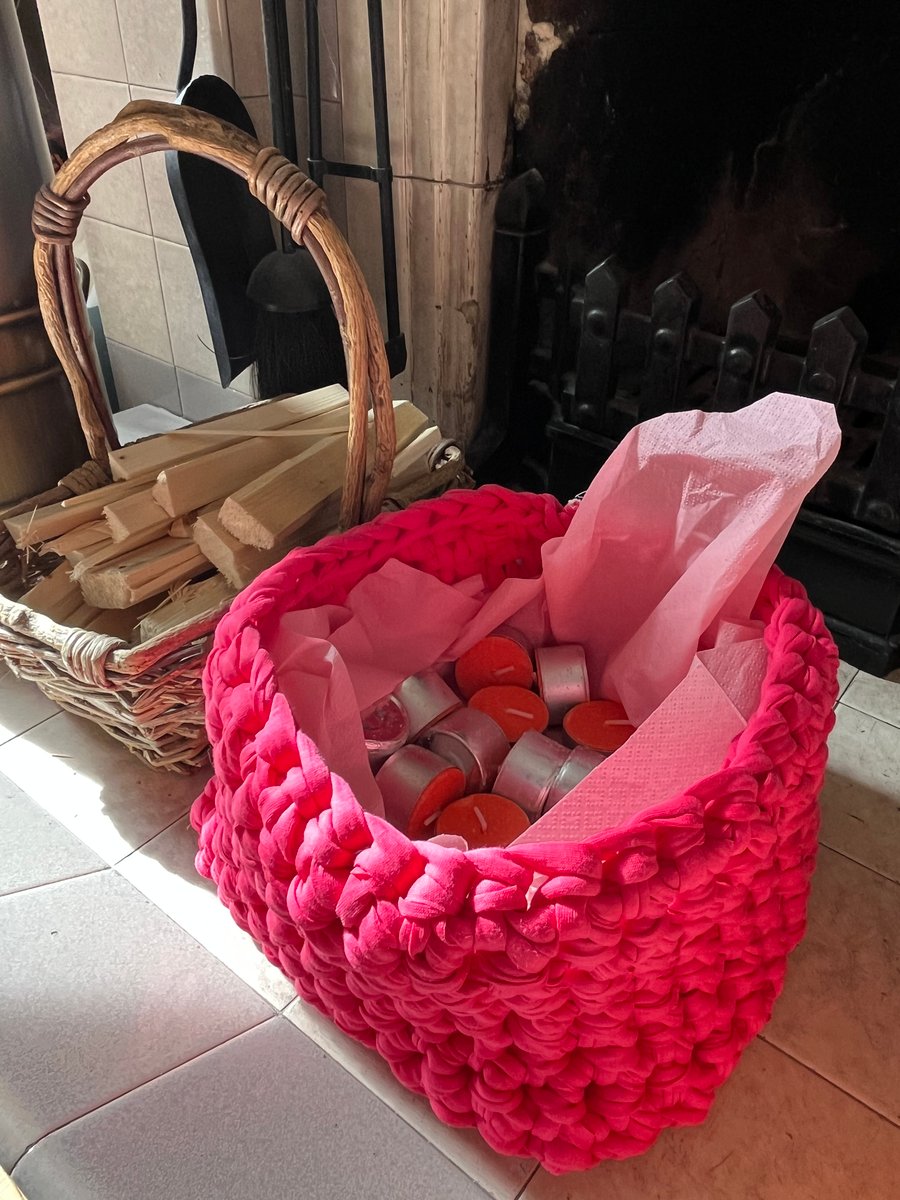 Crocheted Baskets in sustainable Cotton 