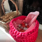 Crocheted Baskets in sustainable Cotton 