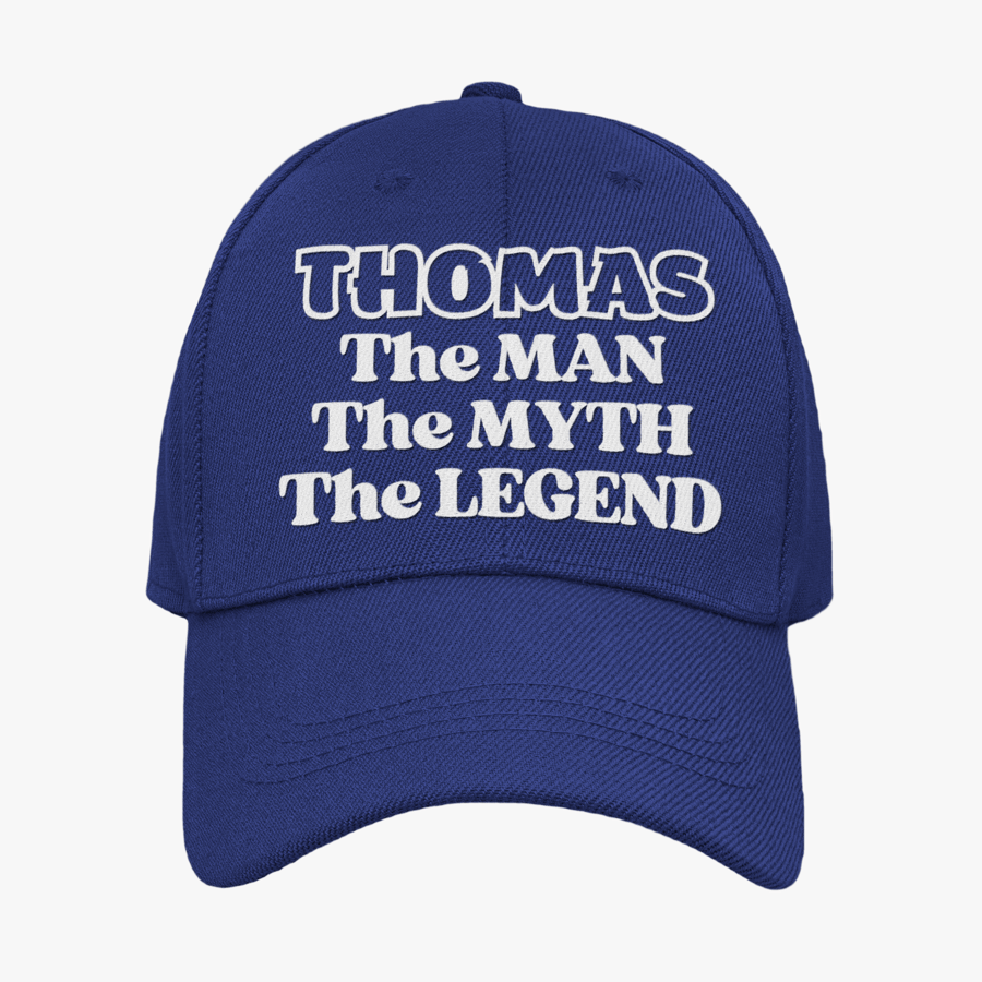 Personalised name The Man The Myth The Legend Cap - Christmas Birthday gift