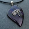 Agate Dragonfly Pendant