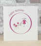 S A L E  Birthday Card Flower Garden  - Image 1