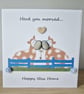 Herd You Moooved Cow New Home Card Embellished Illustrated Greeting
