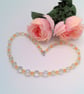 Citrine & Vintage Crystal Beaded Necklace & Earrings, Gift for Her, Mother's Day - Image 9