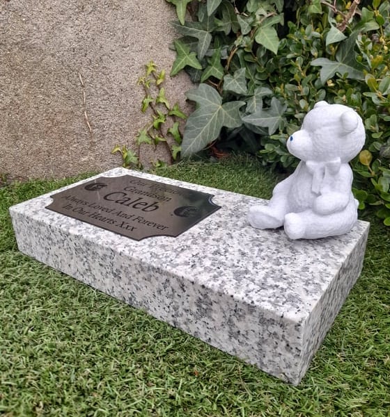  Memorial Grave Plaque Baby Grave stone Infant Cemetery Plaque Grave Memorial 