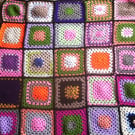 Handmade Crochet Granny Square Blanket