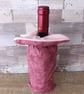 Dark pink bottle gift bag  - Image 4