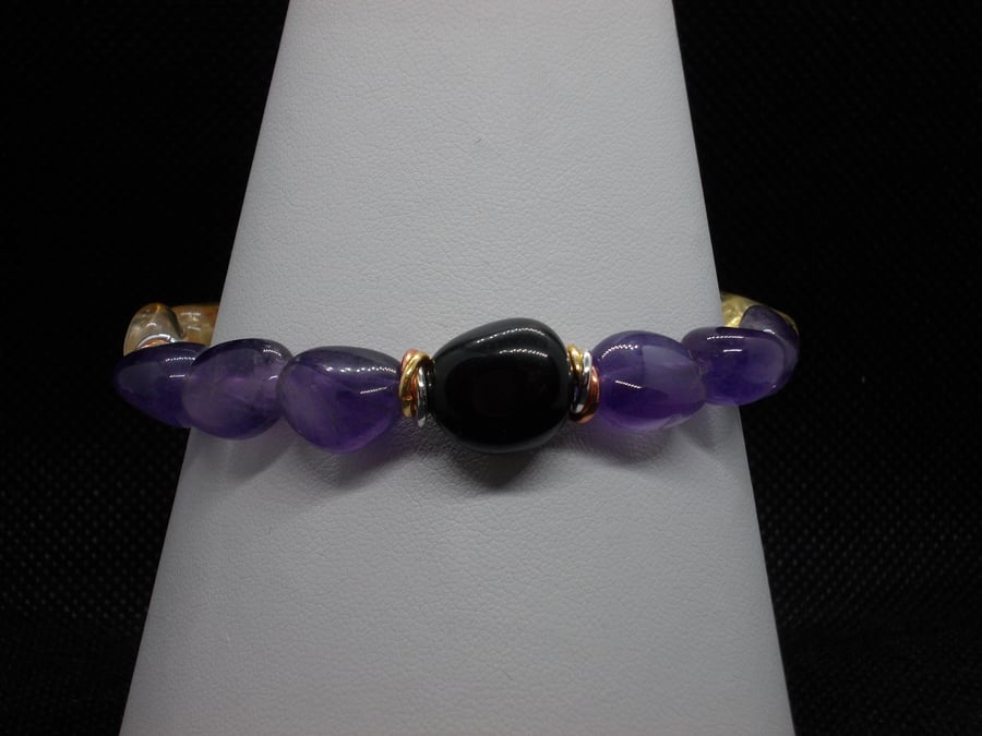 SALE - Three quartz bracelet 