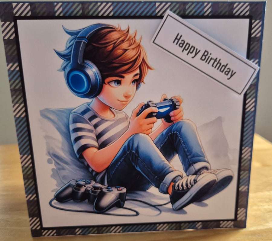 Handmade Happy Birthday Greeting Card