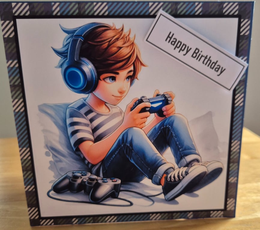 Handmade Happy Birthday Greeting Card