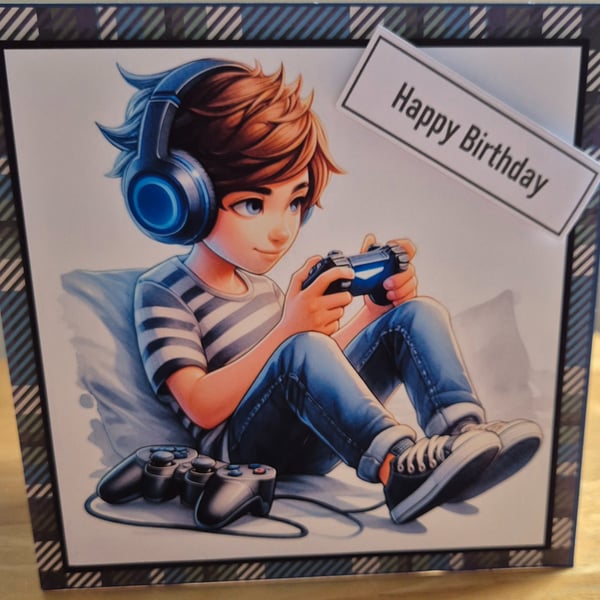 Handmade Happy Birthday Greeting Card