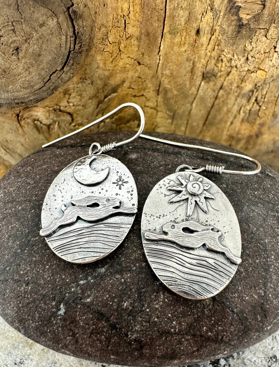 Running Hare Earrings