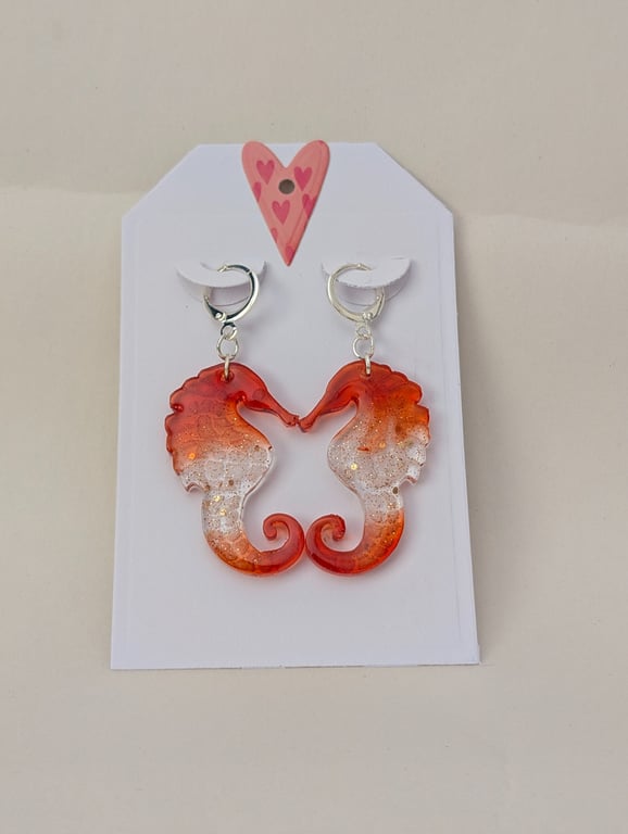 Sea Horse Shaped Earrings