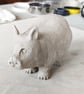 Wombat Ceramic Ornament - Hand Built - Image 9