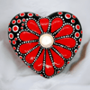 Red Petals Heart Magnet
