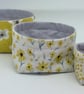 Beautiful bundle, Set of three fabric bowls, baskets - Image 4