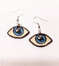 Eye Dangle Earrings made from ceramic - Image 3