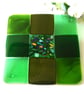 Fused Glass Trivet Green Trivet 16cm 032 - Image 5