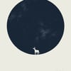 Magic Donkey No.12 A2 one-colour screen-print