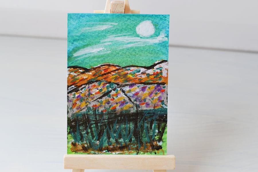 ACEO Abstract Original Painting - Serene