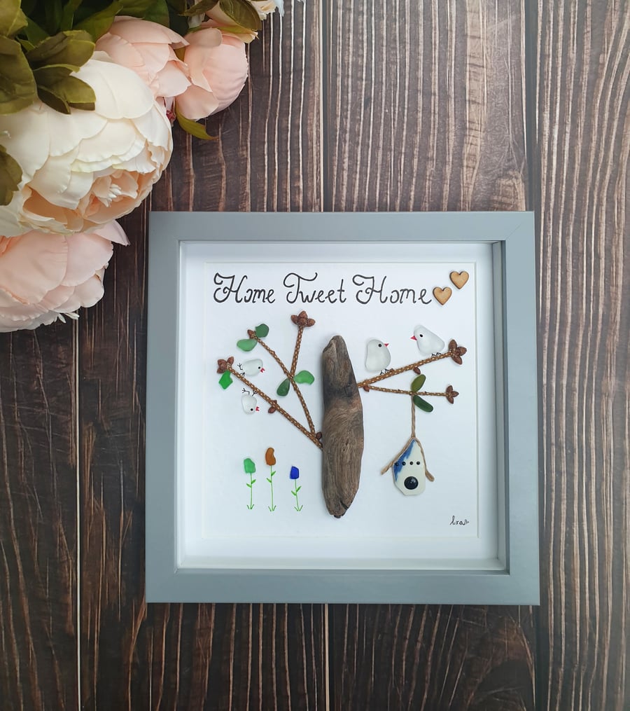 Seaglass, seapottery and driftwood family Home Tweet Home