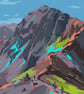Snowdon Art Print – A3 Unframed - Image 3