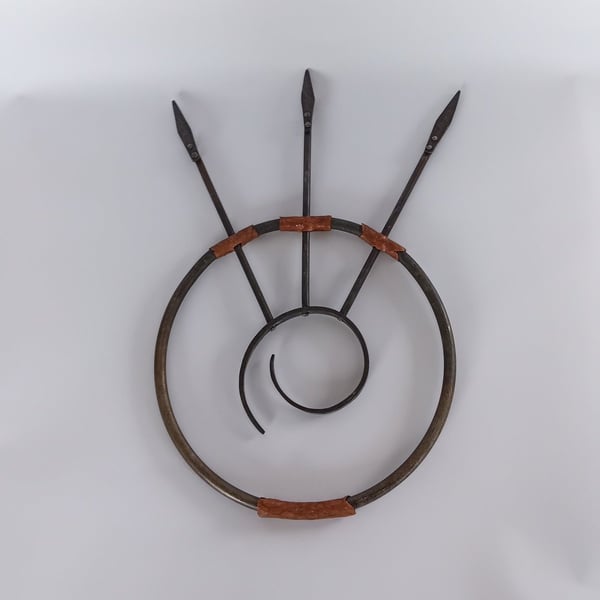 Wall Decor Sculpture - Forged Steel and Copper