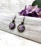 Summer Seconds -Lilac daisy dangle earrings floral jewellery gifts flower lovers - Image 7