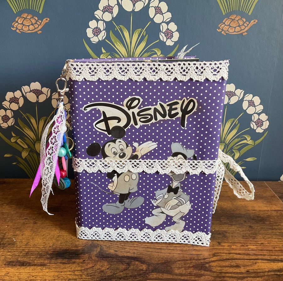 Disney Characters Altered Book Junk Journal