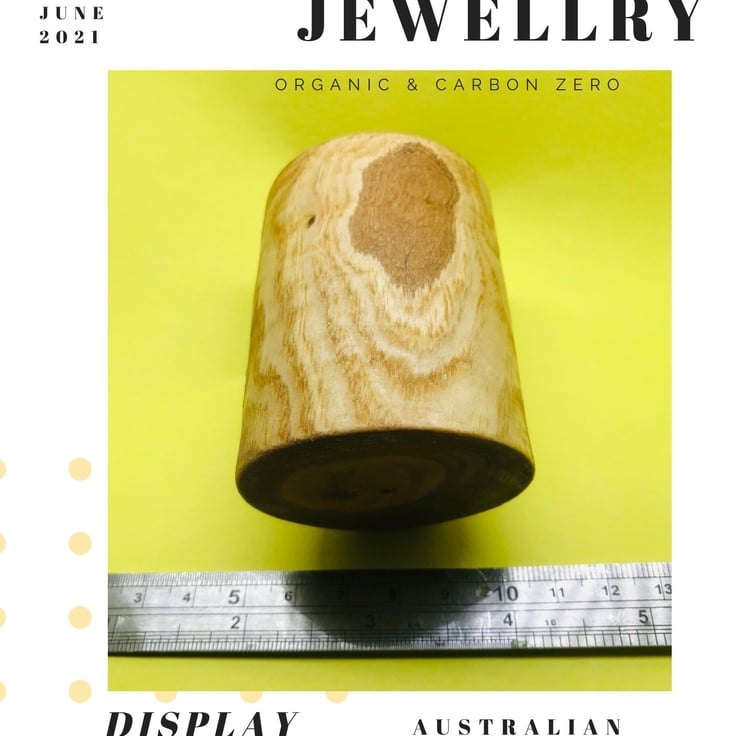 Natural wooden turned display stand Australia... Folksy