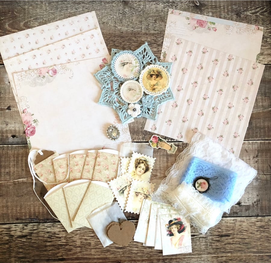 Vintage ladies inspiration kit