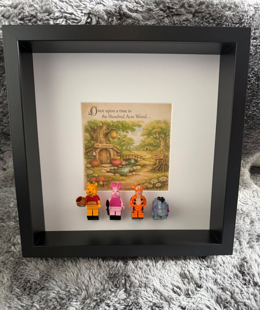 Image of Winnie Bear Brick Frame
