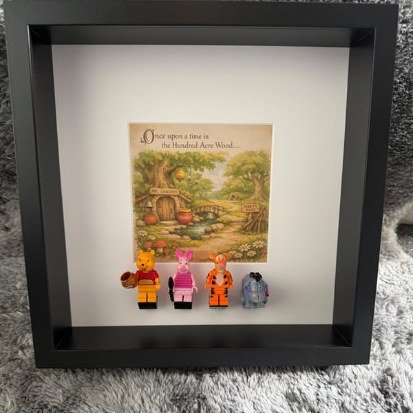 Winnie Bear Brick Frame