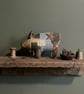 Prim pig shelf sitter