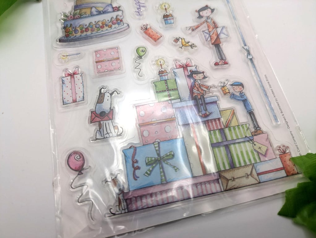 15 Birthday Stamps - Clear Silicone Craft Tools