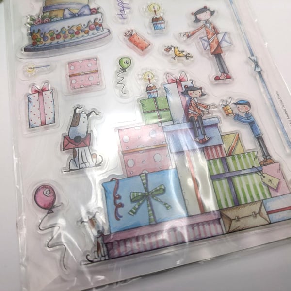 15 Birthday Stamps - Clear Silicone Craft Tools