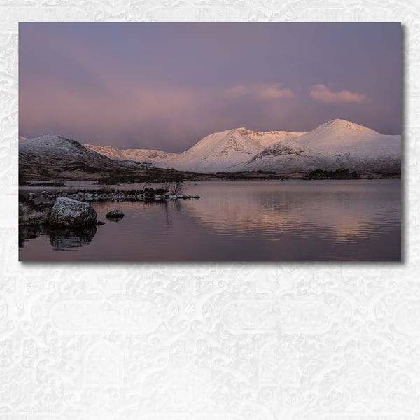 Dawn light over Rannoch Moor, Scotland, UK